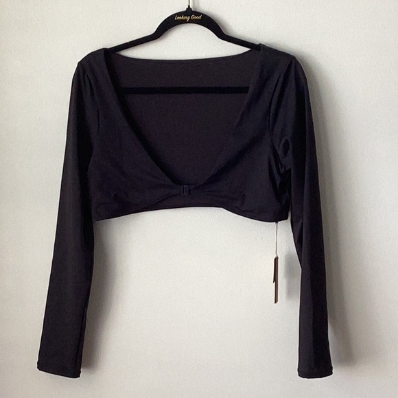 SKIMS Long Sleeve Shurg Swim - Picture 4 of 7